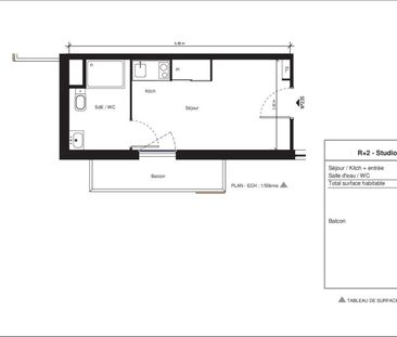 Location Appartement 1 pièce 18m² NIMES 30000 - Photo 3