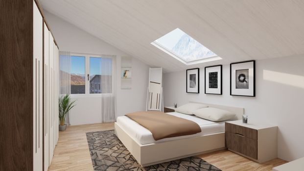 6.5-Zimmer-Attikawohnung mit atemberaubender See- und Panoramasicht - Foto 1