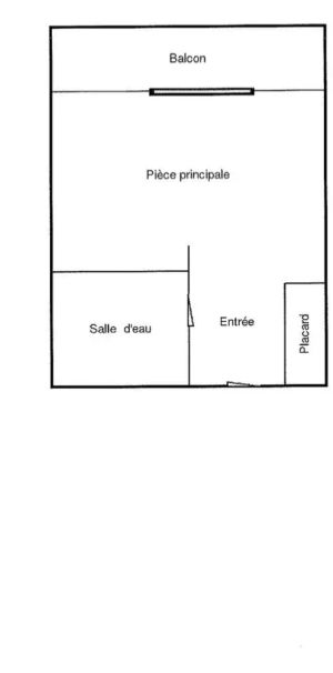Appartement à louer 1 pièce 24.67m² - Photo 1
