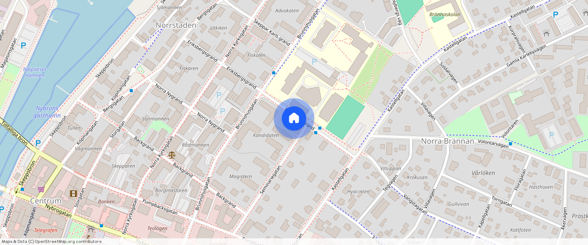 Eriksbergsgränd 12 B. 2 rum & kö, Härnösand