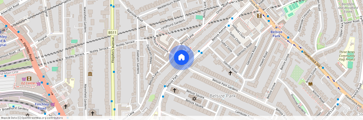 Belsize Terrace, Belsize Village, NW3