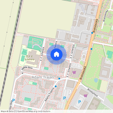 E. F. Scherera, Piešťany, okres Piešťany