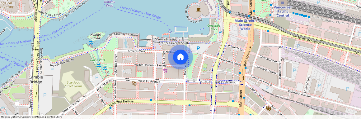 12 Athletes Way, Unit #504, V5Y 0E4, Vancouver West Side