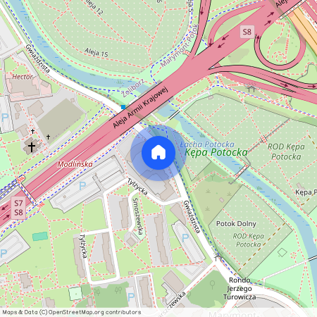 ul. Gwiaździsta, Marymont-Potok, Żoliborz, Warszawa, mazowieckie