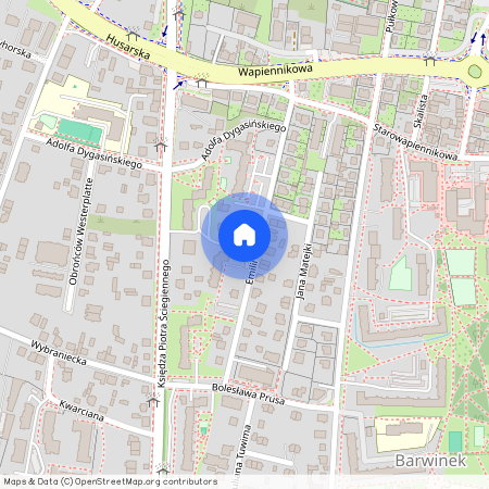 ul. Emilii Plater, Barwinek, Kielce, świętokrzyskie