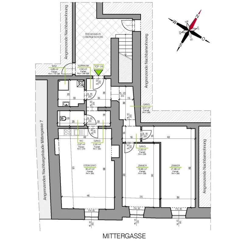 Nette Familienwohnung in Zentrumsnähe- Provisionsfrei! - Photo 2
