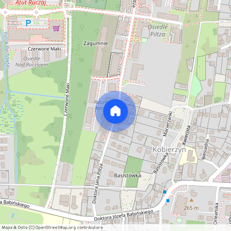 ul. dr. Jana Piltza, Kobierzyn, Dębniki, Kraków, małopolskie