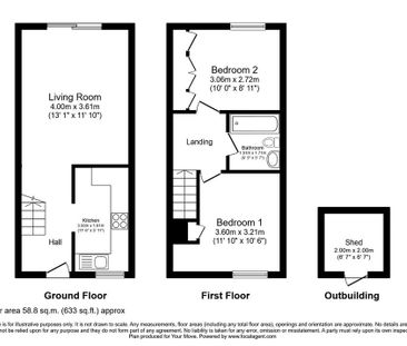 2 bedroom house to rent - Photo 1