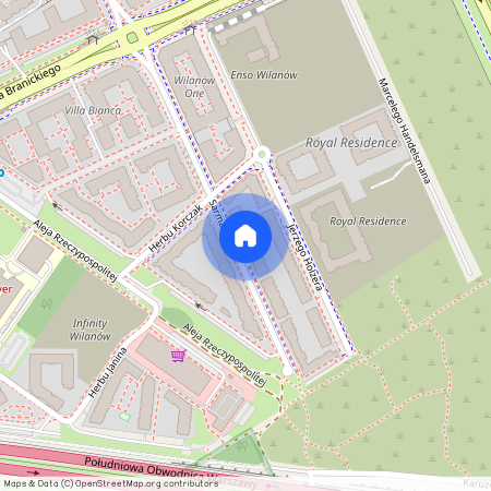 ul. Sarmacka 23, Błonia Wilanowskie, Wilanów, Warszawa, mazowieckie