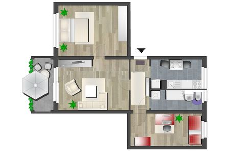 3-Raum-Wohnung in Kapellenberg - Foto 3