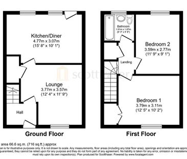 2 bedroom semi-detached house to rent - Photo 2