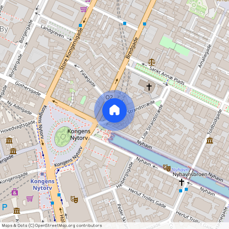 Store Strandstræde 7, 3 og 4 sal, ., 1255 København K