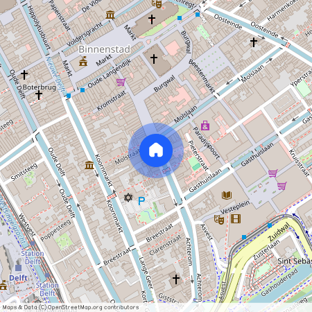 Centrum, 2611 CL, Brabantse Turfmarkt, Delft