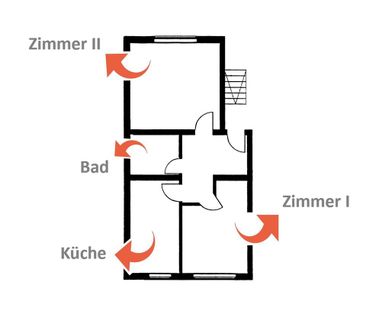 Zentrale 2-Zimmer-Wohnung! - Photo 1