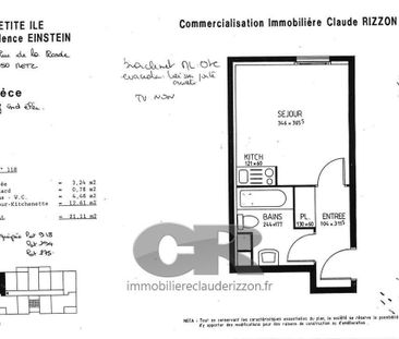 Location Appartement 1 pièce 21m² LONGEVILLE LES METZ 57050 - Photo 1