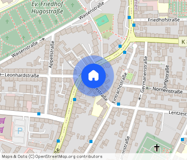 Helle, modernisierte 1,5 Zimmer-EG-Wohnung Einbauküche, Waschm. - Photo 1