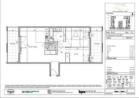 location Appartement T3 DE 62.6m² À MONTPELLIER - Photo 3