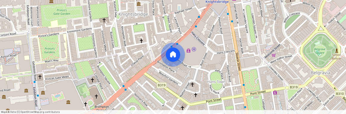 Hans Road, Knightsbridge, London, SW3