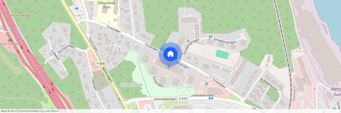 Finstavägen, Sundsbruk