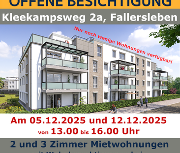 OFFENE Besichtigung ! Neubau ! Mietwohnungen in Fallersleben - Photo 2