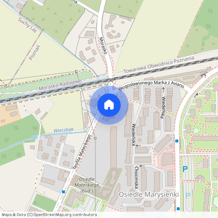ul. Teofila Mateckiego, Piątkowo, Stare Miasto, Poznań, wielkopolskie