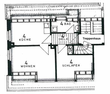 Dachgeschoss-Liebhaber aufgepasst! Schicke 2-Zimmer-Wohnung in Berg... - Foto 1
