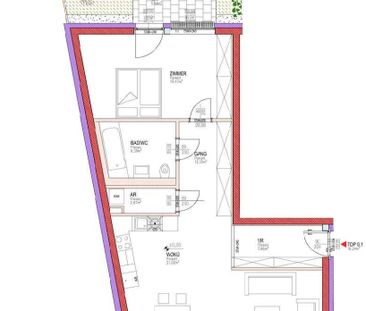 Tolle Neubau 2- Zimmer Wohnung mit Küche und kleinem Garten - Foto 6