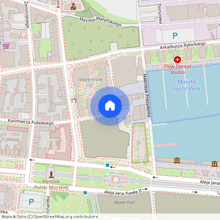 ul. A. Hryniewickiego, Śródmieście, Gdynia, pomorskie