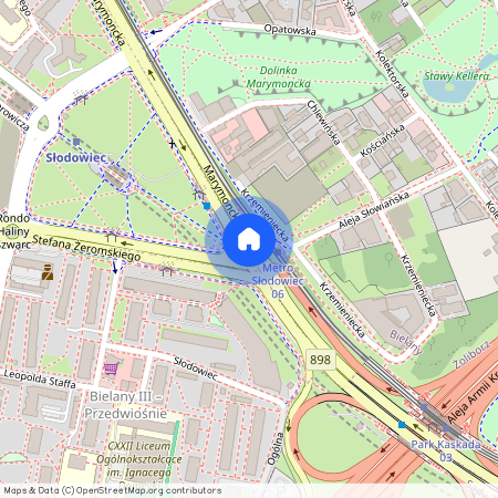 Warszawa, Bielany, Stefana, Żeromskiego