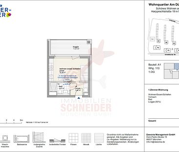 IMMOBILIEN SCHNEIDER - Neubau Erstbezug - wunderschöne 1 Zimmer Wohnung mit Balkon und EBK - Photo 6