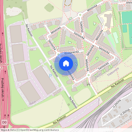 Sazovická, Praha 5 - Zličín