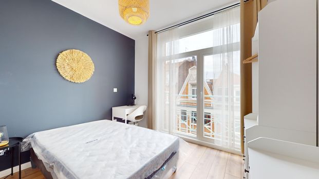 SAINTE ANNE C Colocation 4 chambres à Lille - Photo 1