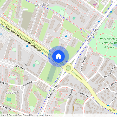 al. Marszałka Piłsudskiego, Osiedle Olga, Tychy, śląskie