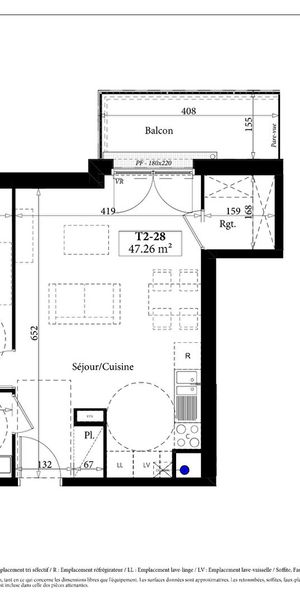 Location Appartement 2 pièces 47m² BOURG ACHARD 27310 - Photo 2