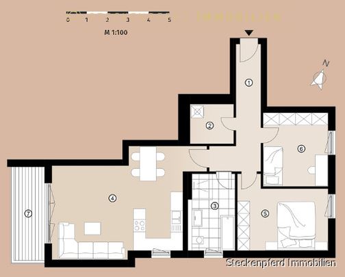 Wohnglück am Weinberg: Traumhafte EG Wohnung - Photo 1