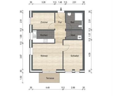 Neue Erdgeschosswohnung mit Terrasse in zentraler Lage von Schortens! - Foto 1