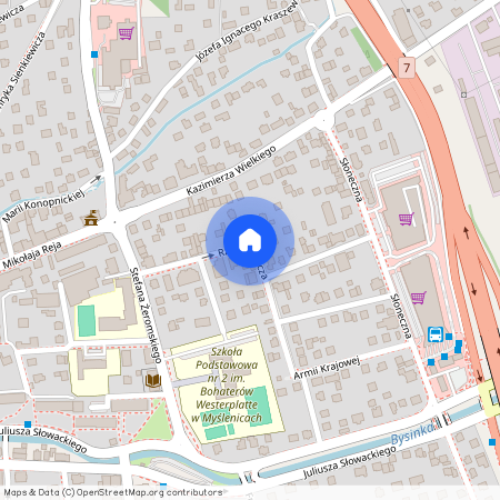 ul. Rzemieślnicza, Myślenice, Myślenice, myślenicki, małopolskie