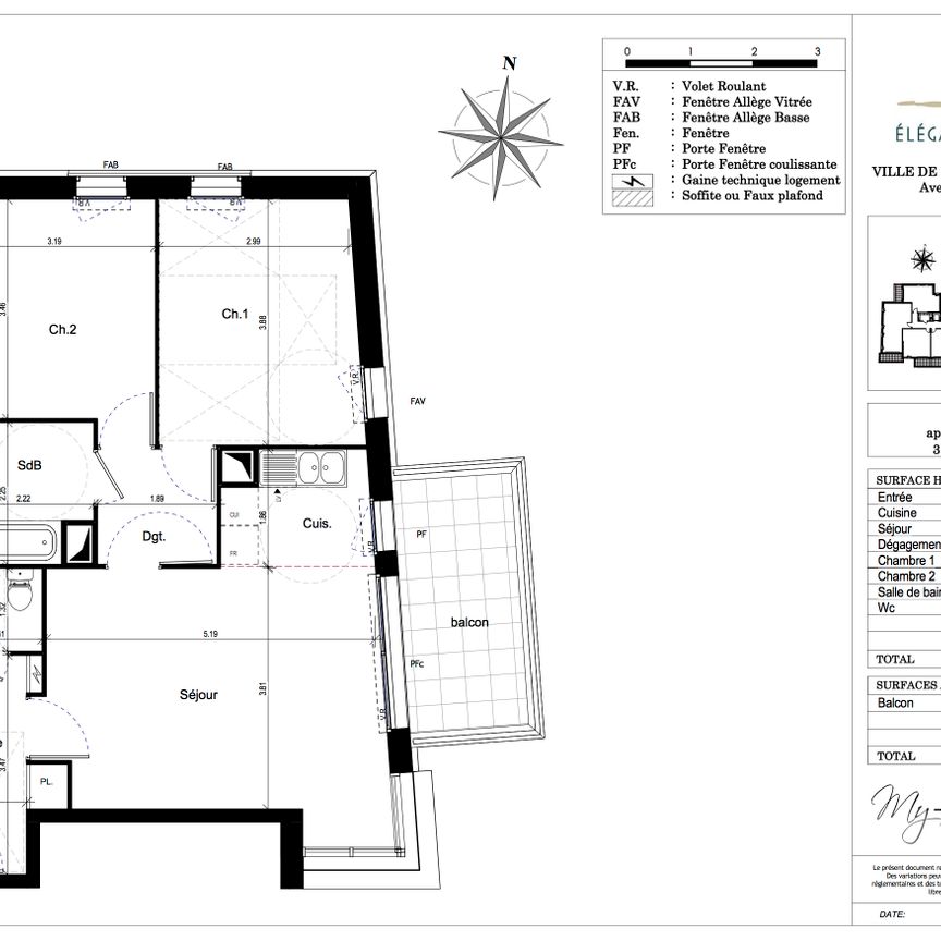 Appartement de type 3 - Photo 1