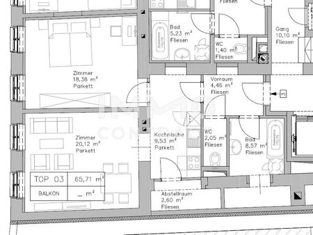 Unbefristet: Modernisierte Altbauwohnung in Liesing Hochstraße 11 Top 3 - Foto 5