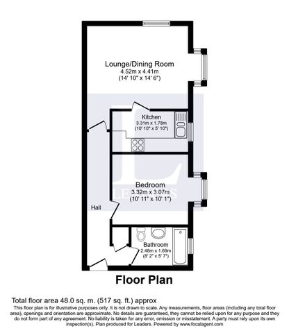 1 bedroom apartment to rent Somerset House, Oriental Road, Woking, GU22 - Photo 5
