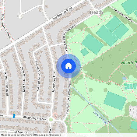 King George V Drive West, Heath, Cardiff, CF14