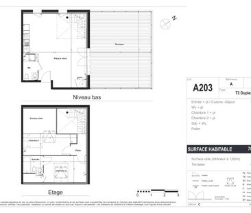 Location Appartement 3 pièces 70m² ST JORY 31790 - Photo 2