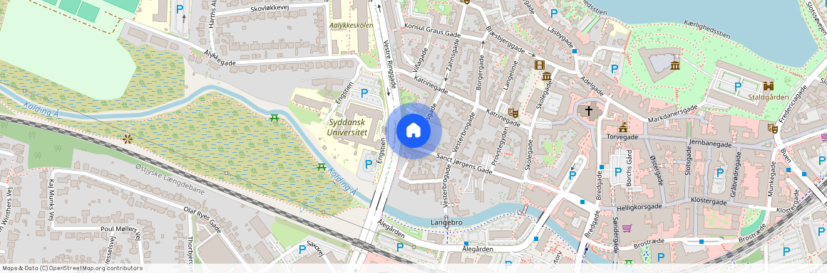 st., Zahnsgade 3, 6000, Kolding