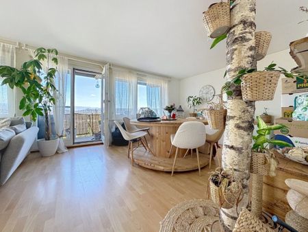 Appartement de 4.5 au rez-supérieur avec balcon et terrasse - Photo 2