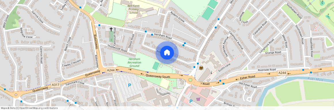 Albany Road, Hersham, Walton-on-Thames, Surrey KT12