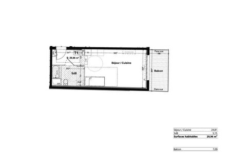 Location Appartement 1 pièce 29m² CLERMONT FERRAND 63100 - Photo 5