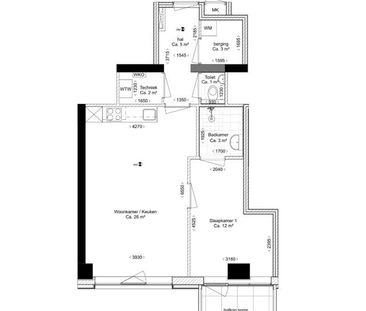 Appartement te huur: IJsfabriekstraat 1-074 5613 MV Eindhoven - Foto 5