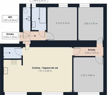 BOULAY Place de la Republique Appartement 4 pièces avec parking à l... - Photo 6