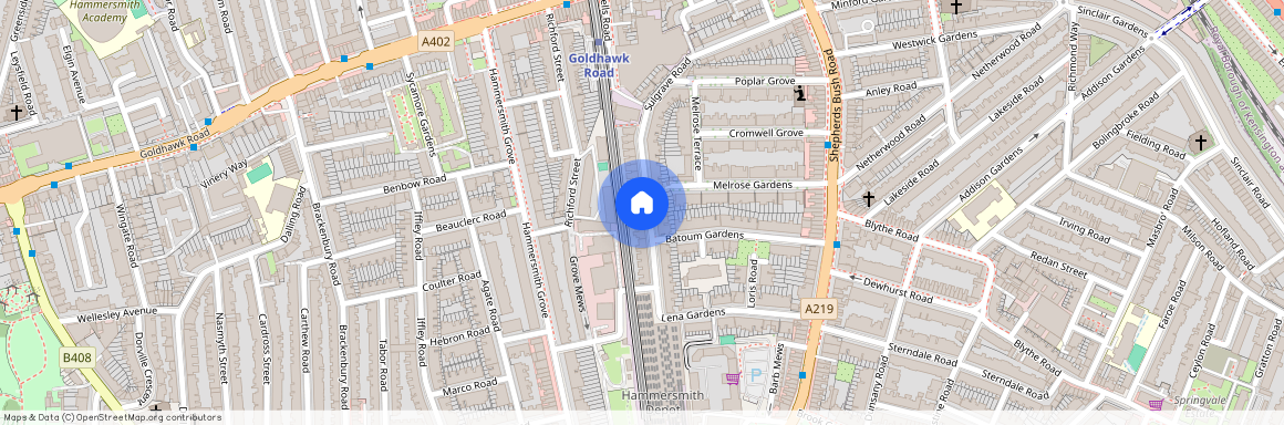 Sulgrave Road, Hammersmith, London