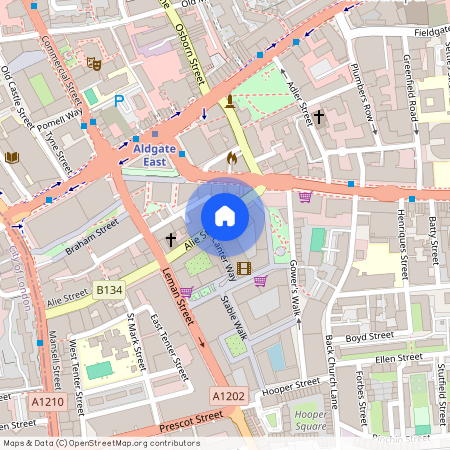 Alie Street, Aldgate East, E1, London